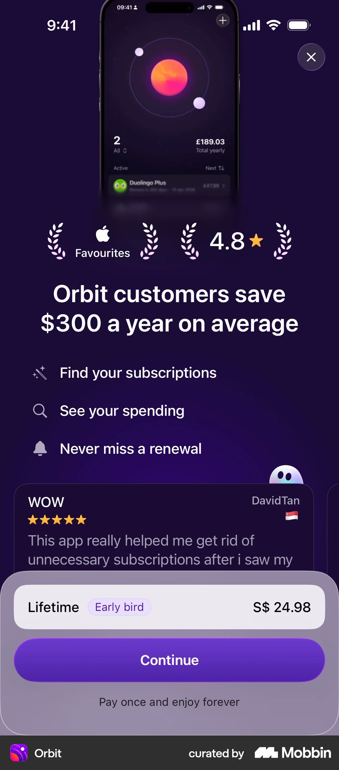 Subscription Management App